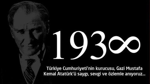 Kaymakamımız Mehmet GÜDER'in 10 Kasım Atatürk’ü Anma Günü Mesajı